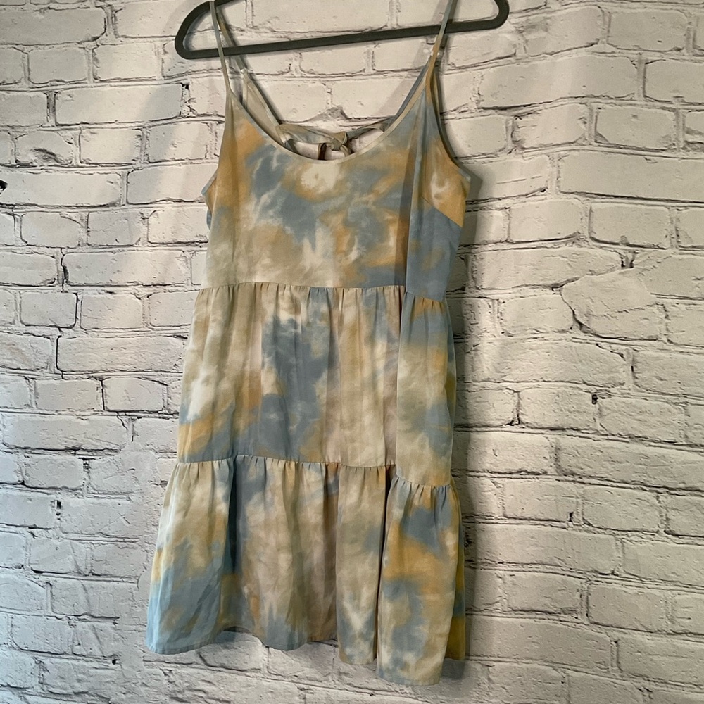 Wishlist Tie Dyed Babydoll Dress sz Small